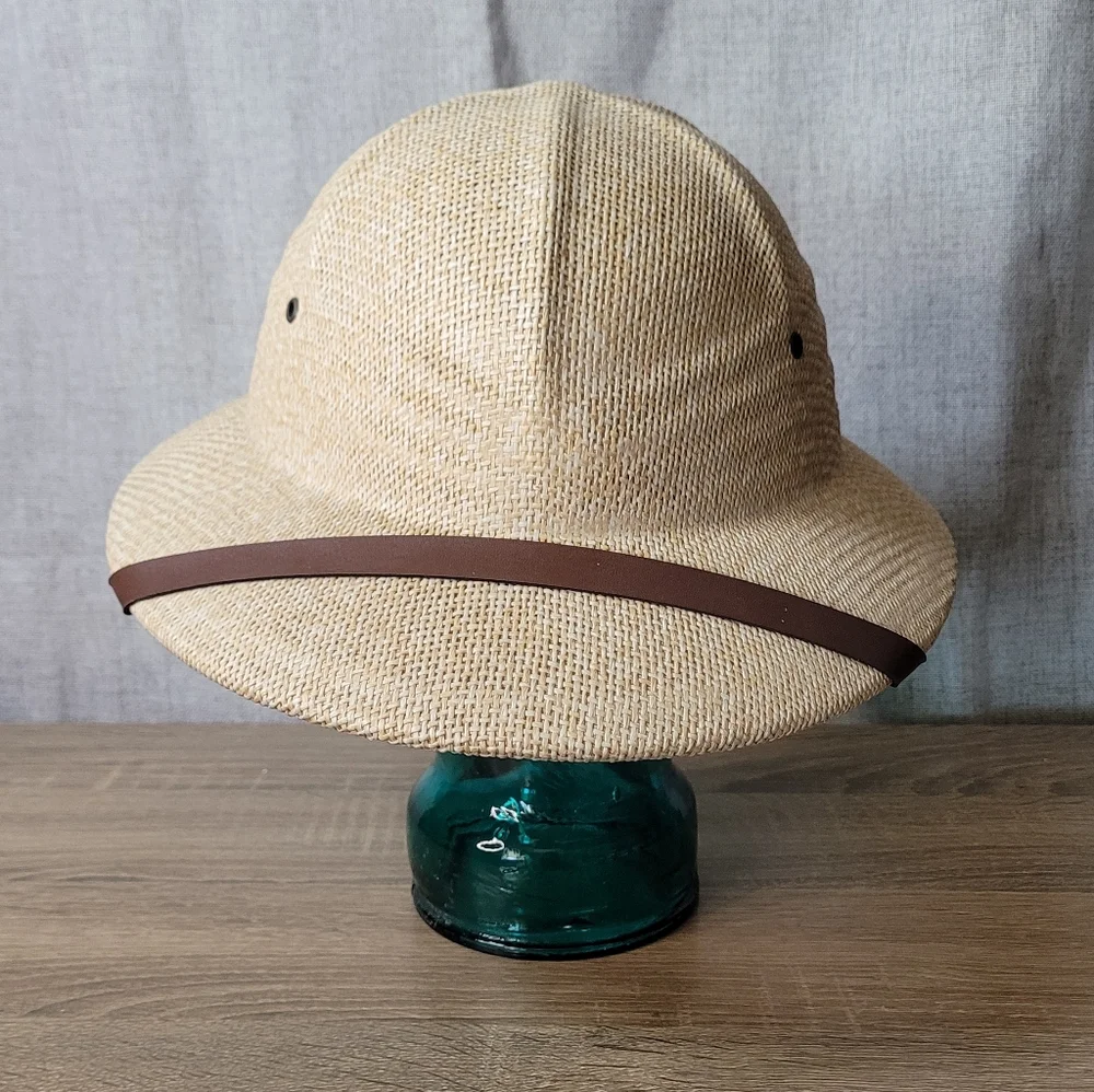 Woven Safari Hat Garden Hat Postal Carrier Mailman - Picture 3 of 16